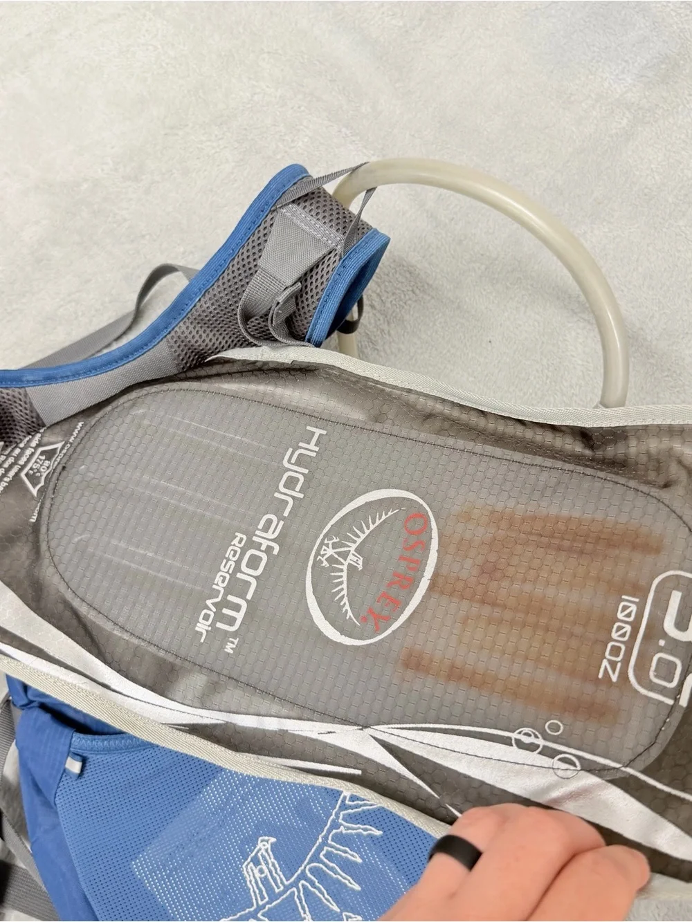 Osprey Viper 10 Hydration Backpack Blue Gray w/ Hydration Bladder